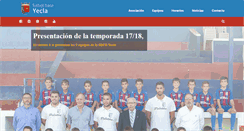 Desktop Screenshot of futbolbaseyecla.com